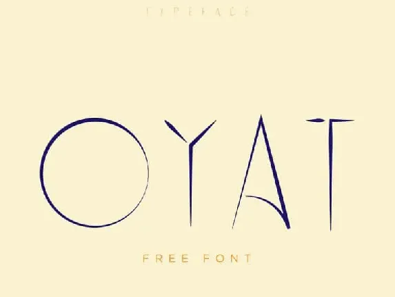 Oyat Display font