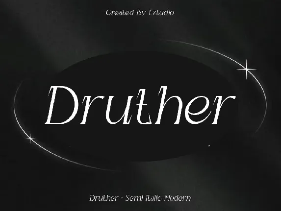 Druther font