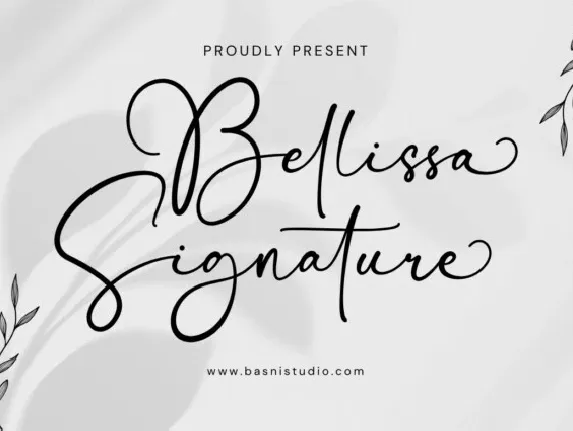 Bellissa Signature Typeface font