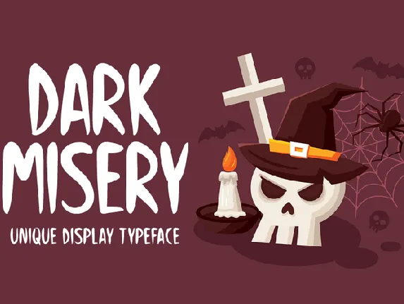 Dark Misery font