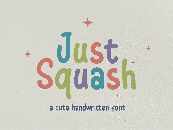 Just Squash font