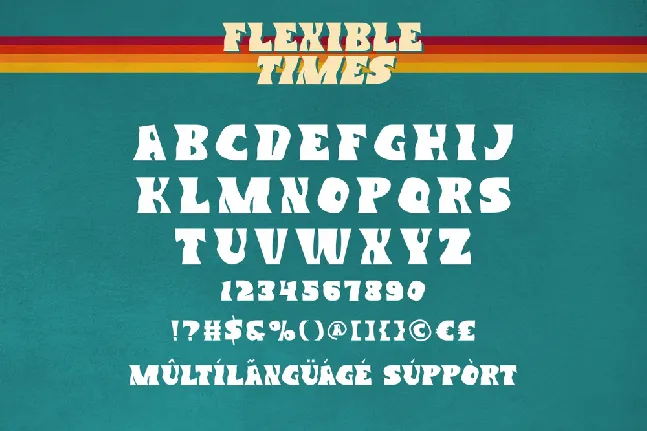 Flexible Times Demo font