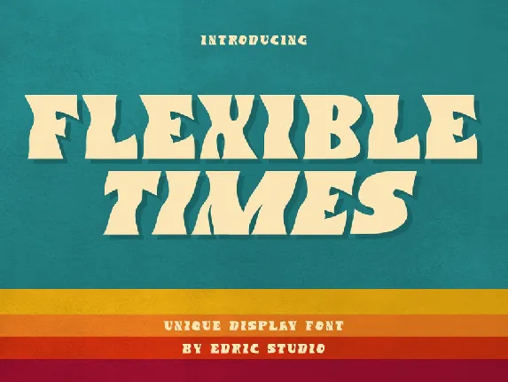 Flexible Times Demo font