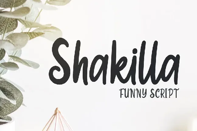 Shakilla font