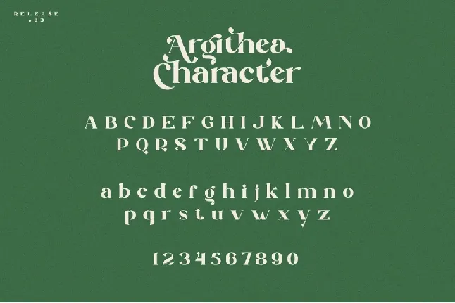 Argithea font