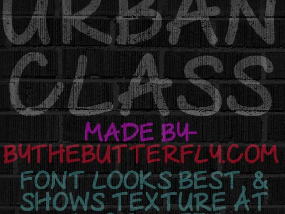 Urban Class font