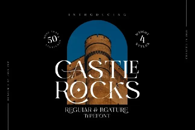 Castle Rocks font