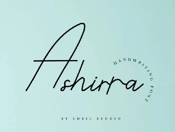 Ashirra font