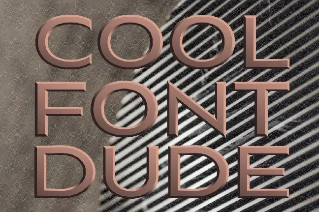 Nesto Copper font