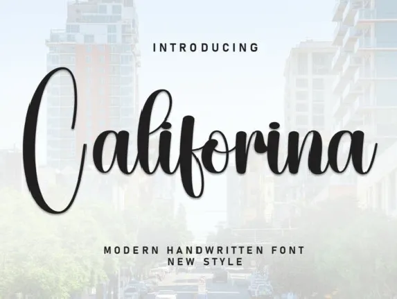 California Script font