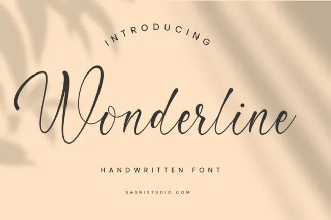 Wonderline font