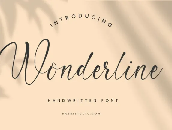 Wonderline font