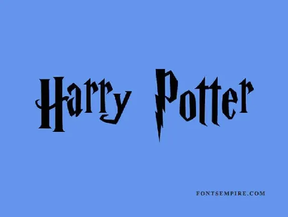 Harry P font