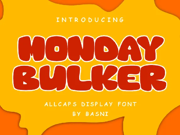 MondayBulkers font