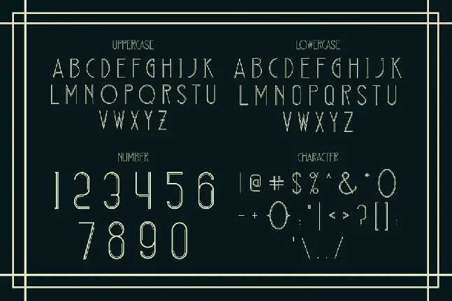 DECONICO font