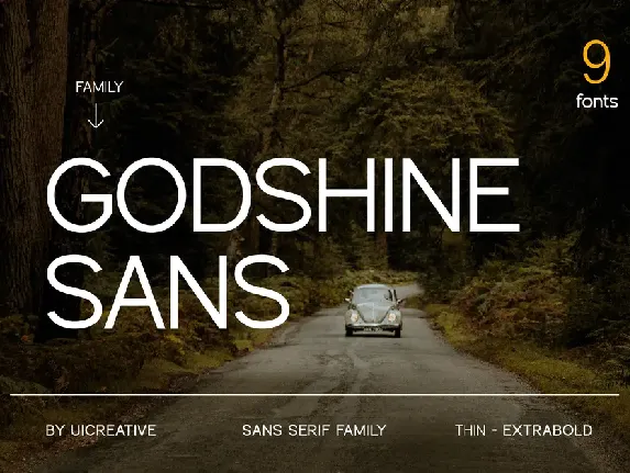 GodshineSans font