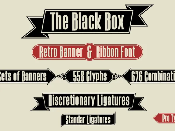 The Black Box font