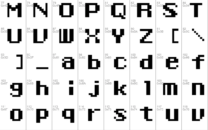 Ponderosa font