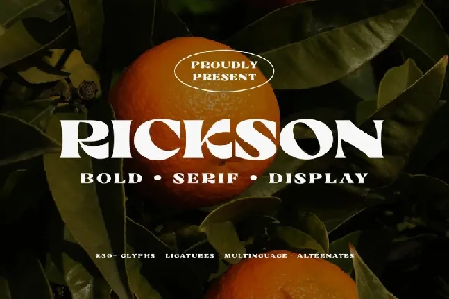 Rickson font