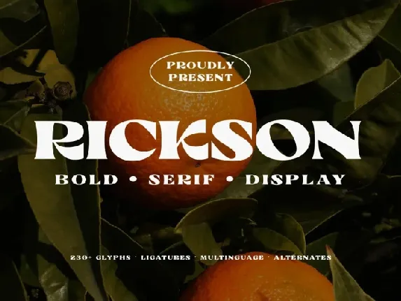 Rickson font