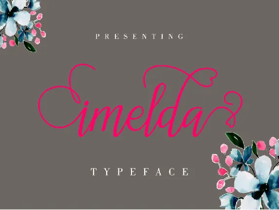 Imelda Script font