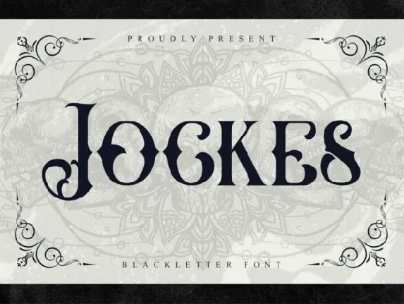 Jockes font