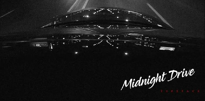 Midnight Drive font