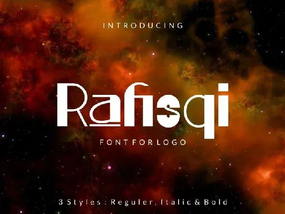 Rafisqi Display font