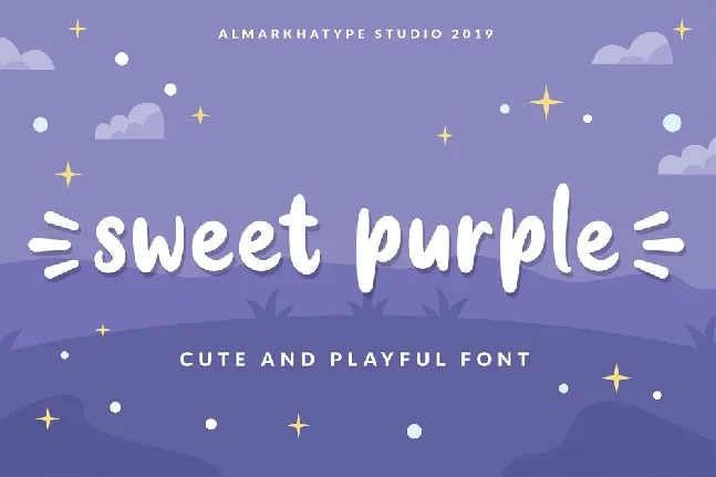 Sweet Purple font