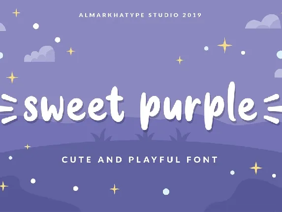 Sweet Purple font