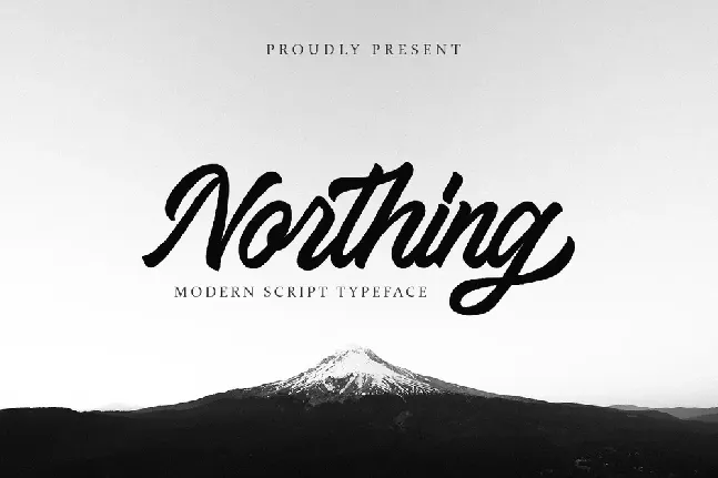 Northing font