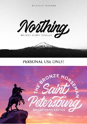 Northing font