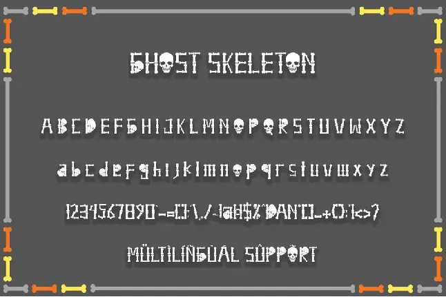 Ghost Skeleton font