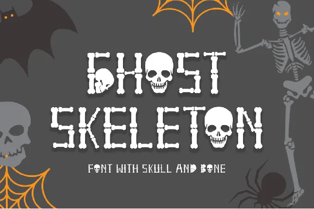 Ghost Skeleton font