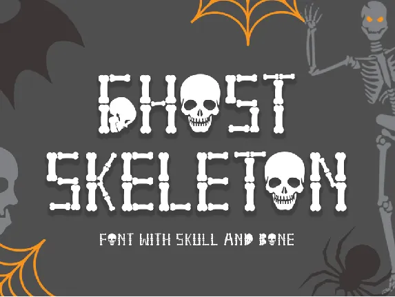 Ghost Skeleton font