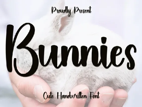 Bunnies font