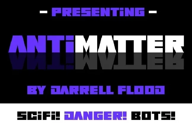 Antimatter font