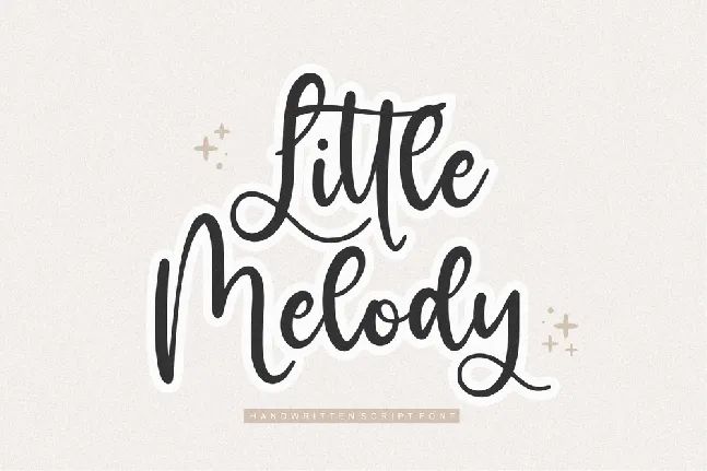 Little Melody font