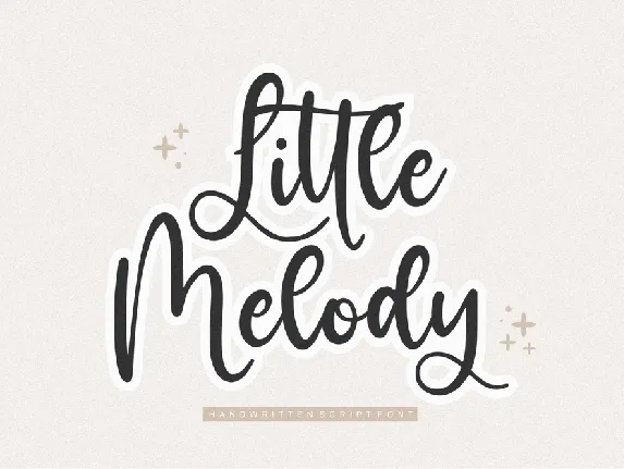 Little Melody font