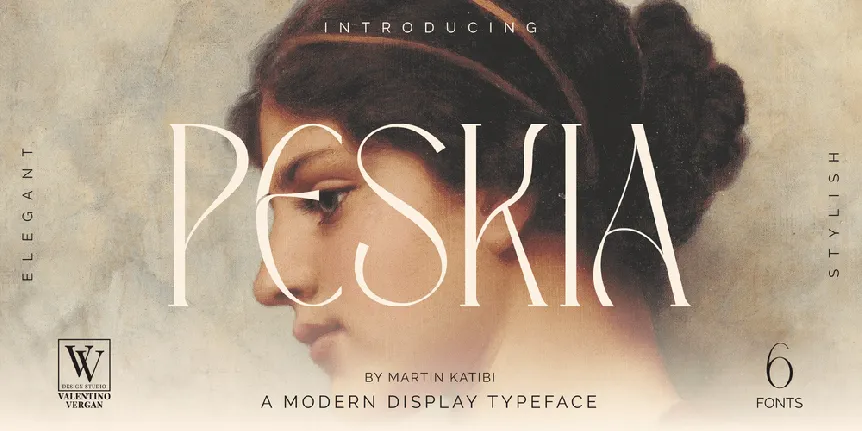 Peskia font