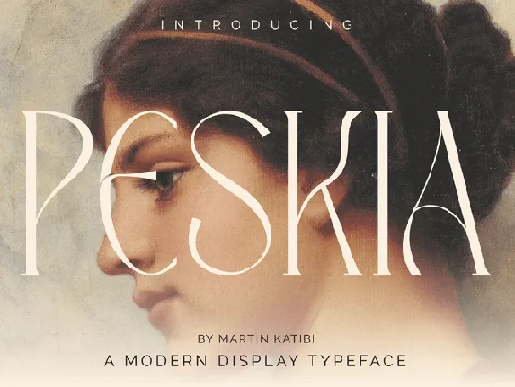 Peskia font