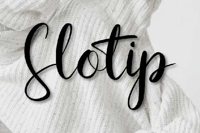 Slotip font