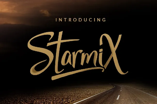 StarmiX Script Free font