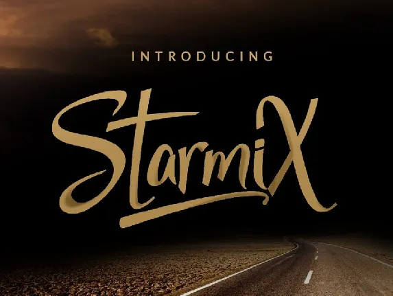 StarmiX Script Free font