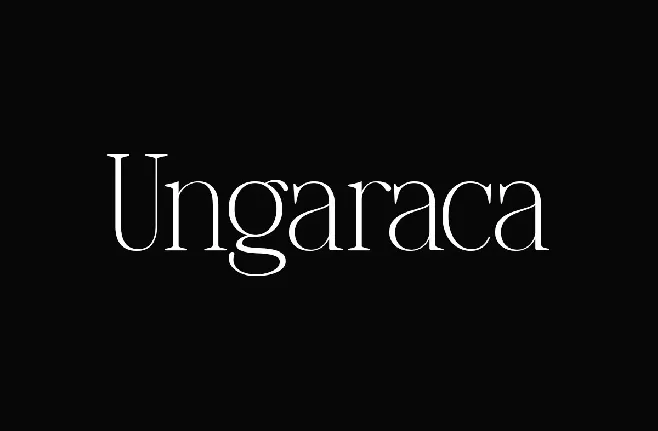 Ungaraca font