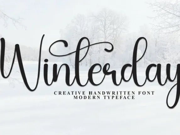 Winterday Script font