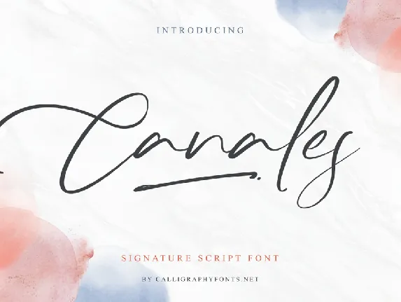 Canales Demo font