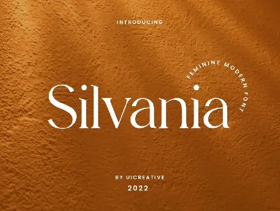 Silvania font