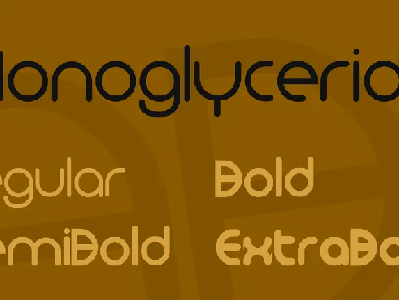 Monoglyceride font