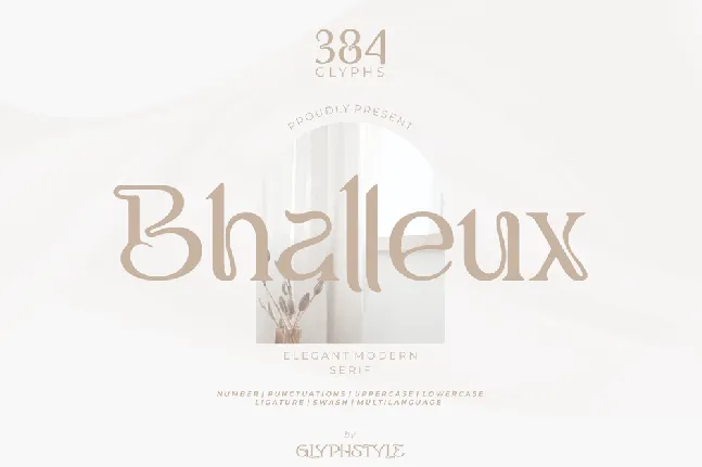 Bhalleux Elegant Serif font